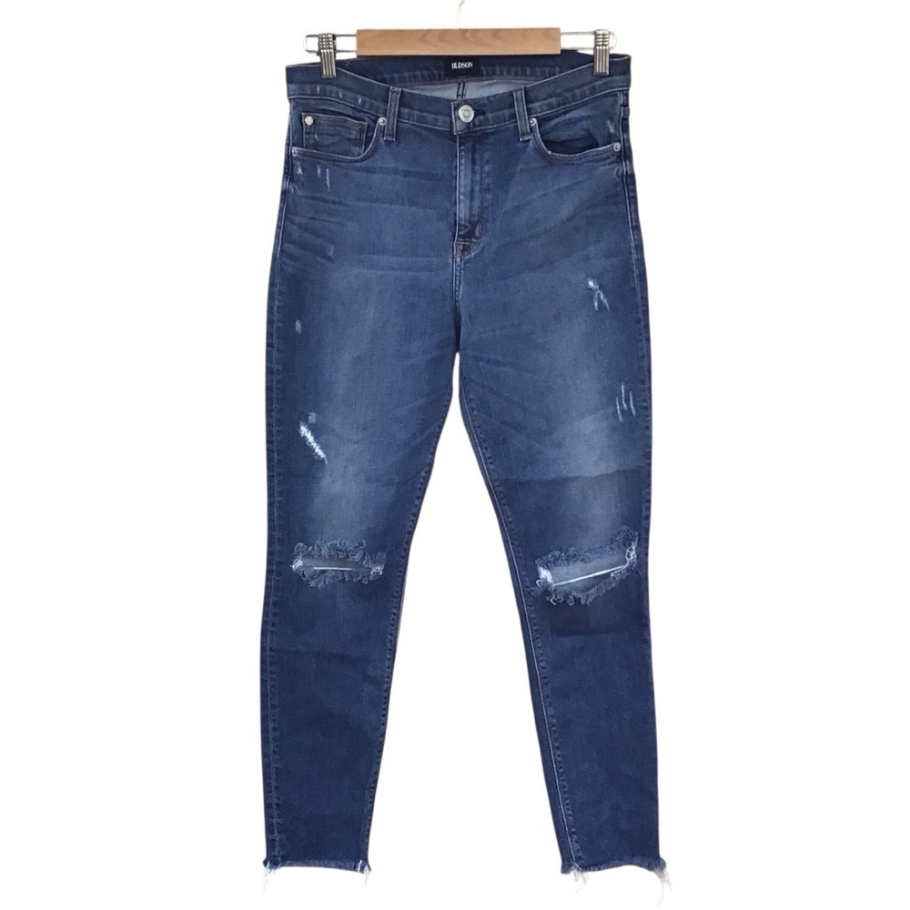 Hudson Barbara High Waist Super Skinny Jeans 30